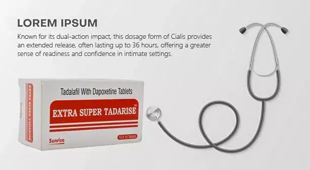 犀利士双效锭是一種專為解決男性性功能問題而設計的藥物。它結合了兩個主要成分：西地那非（Viagra的活性成分）和達泊西汀。這兩種成分的協同作用，使得這款藥物能同時解決勃起功能障礙和早洩問題，讓男性在性行為中不再感到壓力。