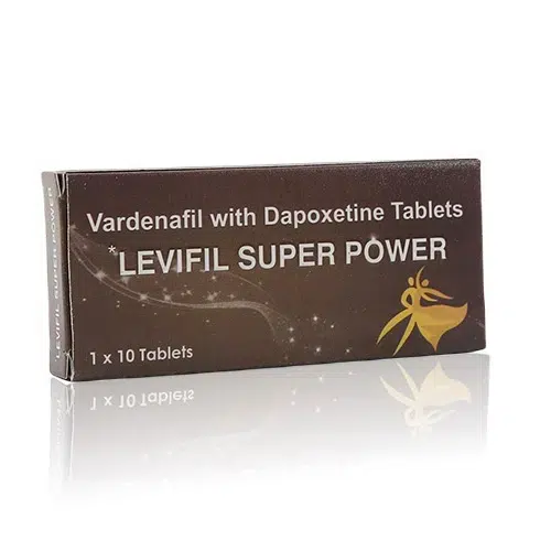 Levifil Super Power 外盒側邊 LOGO 與藥名