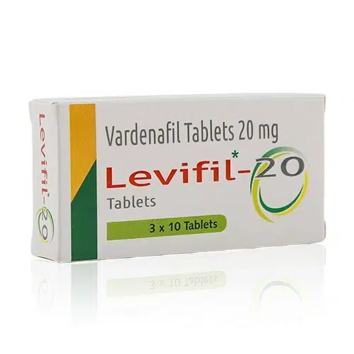 Levifil-20 樂威壯學名藥 20mg 藥盒正面圖