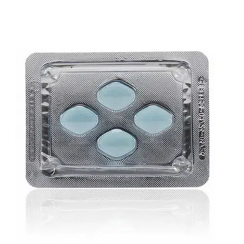 必利吉（藍P）Extra Super P-Force 內包裝藍色藥錠實拍圖（4顆）